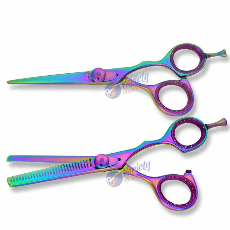 Rainbow Titanium Hair Scissors Set - VS-126RST